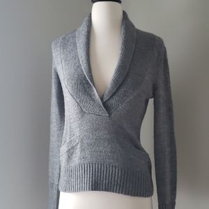 J Crew open v-neck sweater